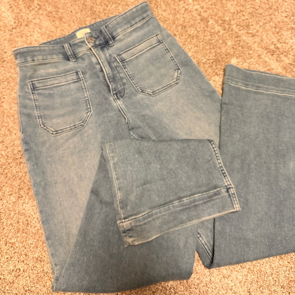 NWOT Faherty stretch terry patch pocket pant - Ea… - image 3